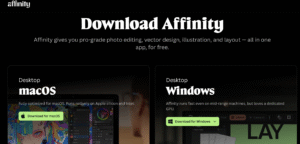 Wersja instalatora Affinity