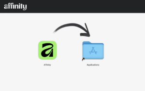 Instalacja Affinity Studio w systemie macOS