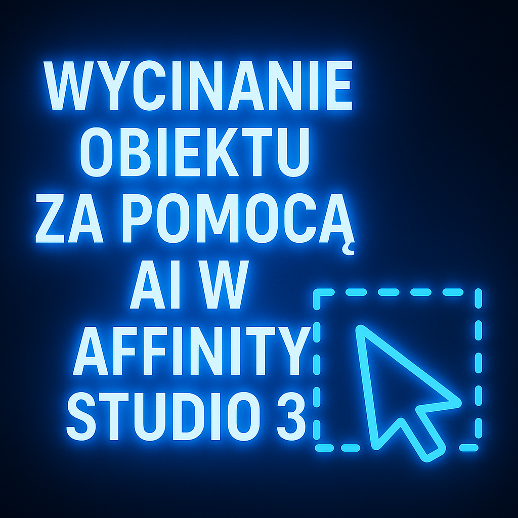 affinity poradnik wycinanie obiektu za pomocą AI w affinity studio