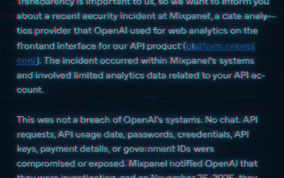 🔥 OpenAI — kiedy zewnętrzny vendor staje się najmocniejszym ogniwem ataku