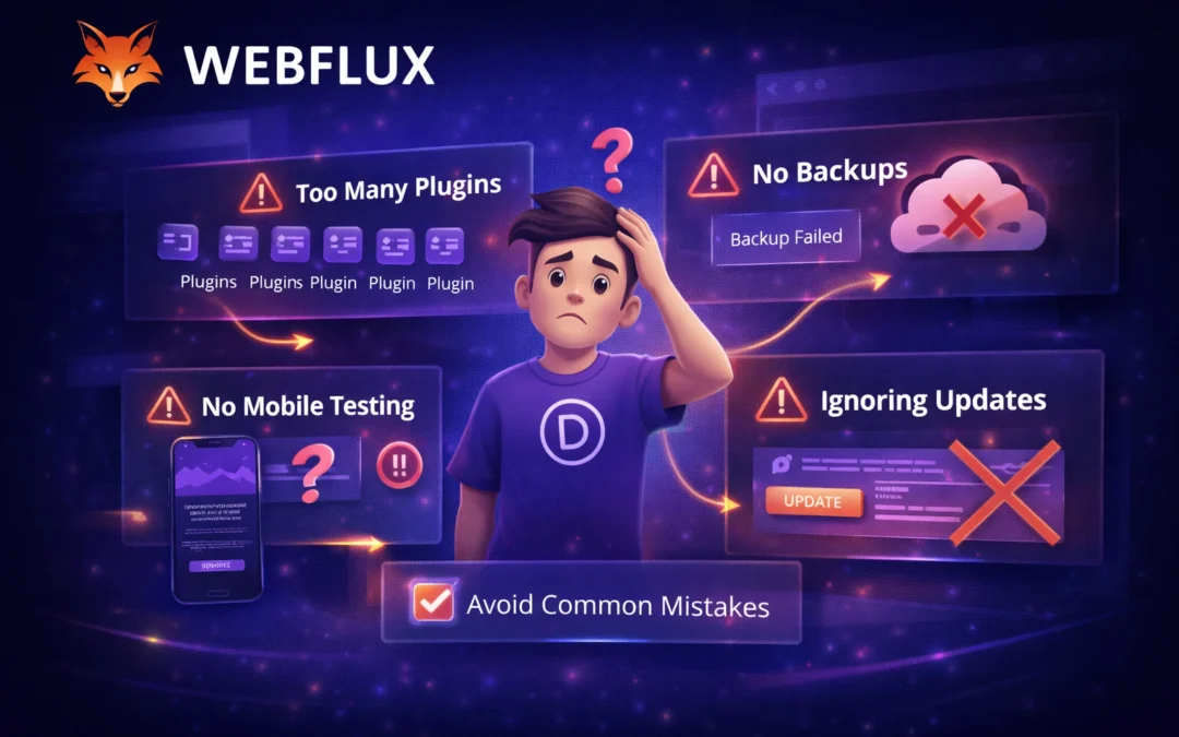 Najczęstsze błędy początkujących w Divi 5 i jak ich unikać