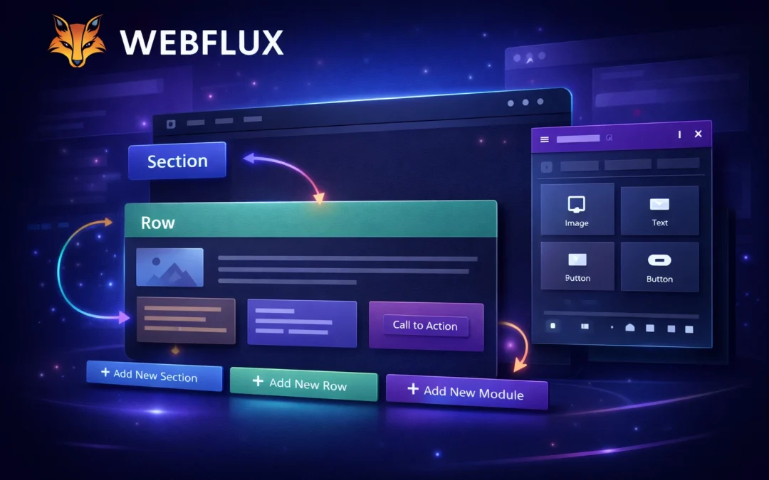 Jak działa Divi Builder w praktyce — sekcje, rzędy i moduły bez chaosu