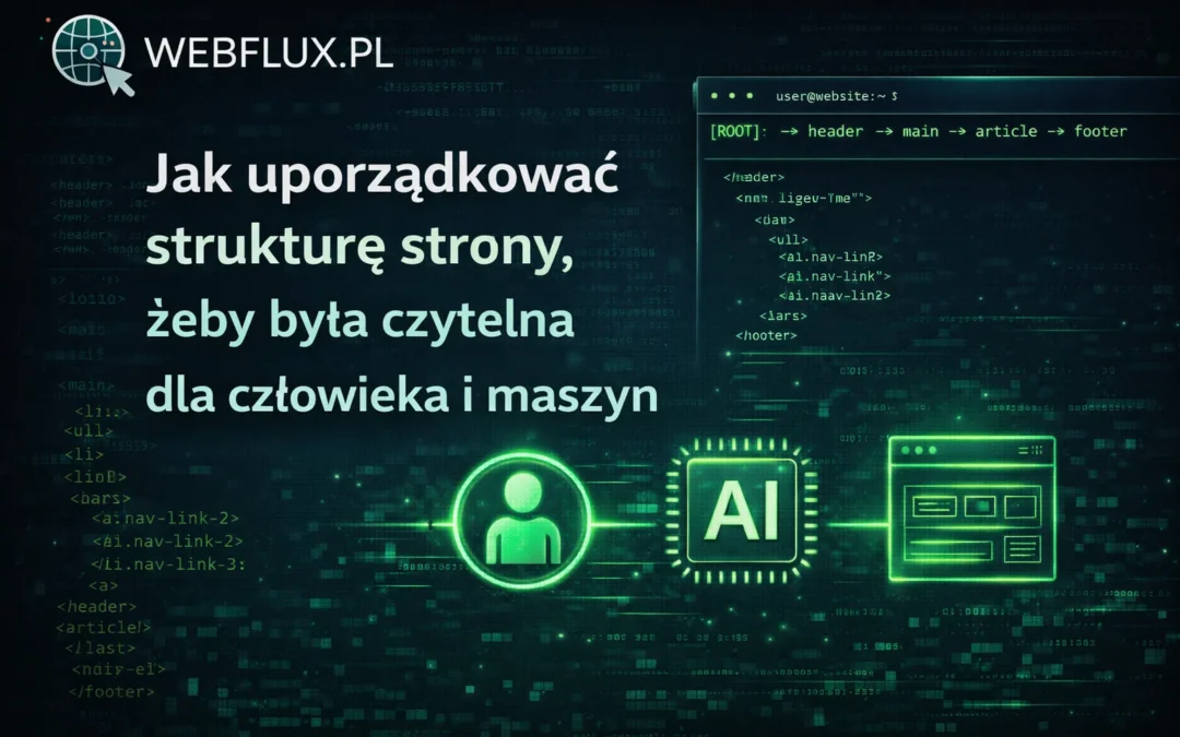 Jak uporządkować strukturę strony, żeby była czytelna dla człowieka i maszyn