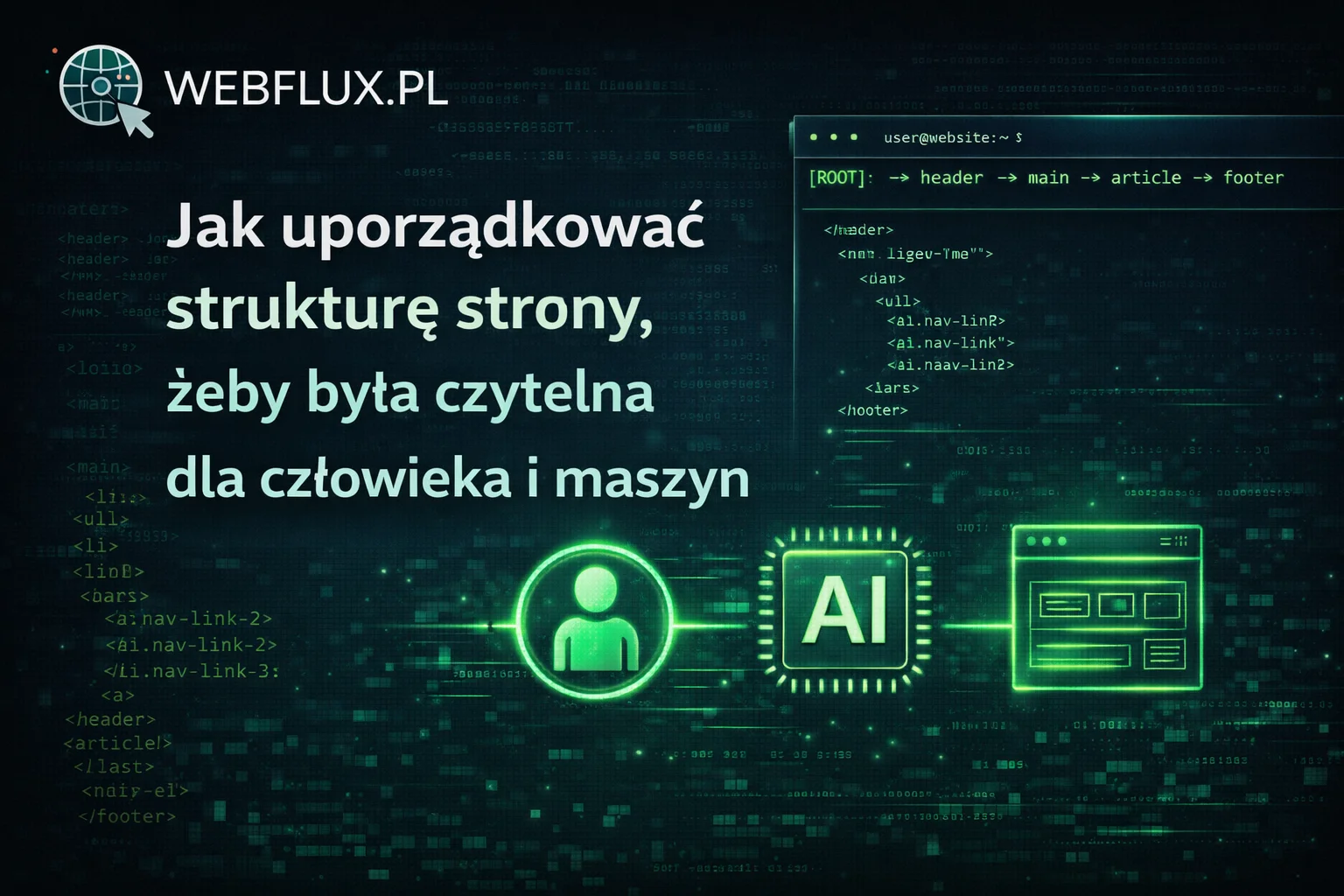 Jak uporządkować strukturę strony, żeby była czytelna dla człowieka i maszyn