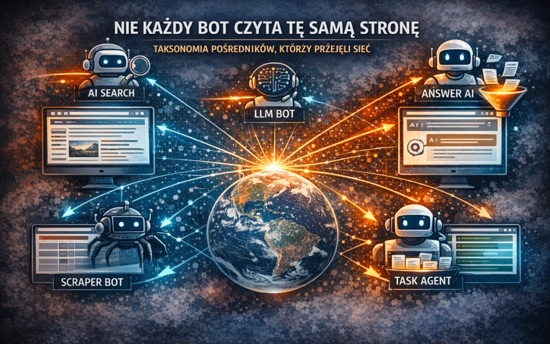 Nie każdy bot czyta tę samą stronę. Taksonomia pośredników, którzy przejęli sieć