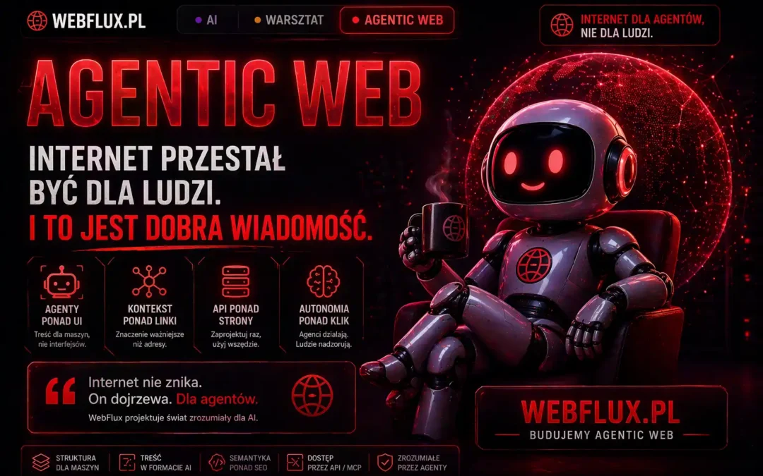 Agentic Web — internet przestał być dla ludzi. I to jest dobra wiadomość.