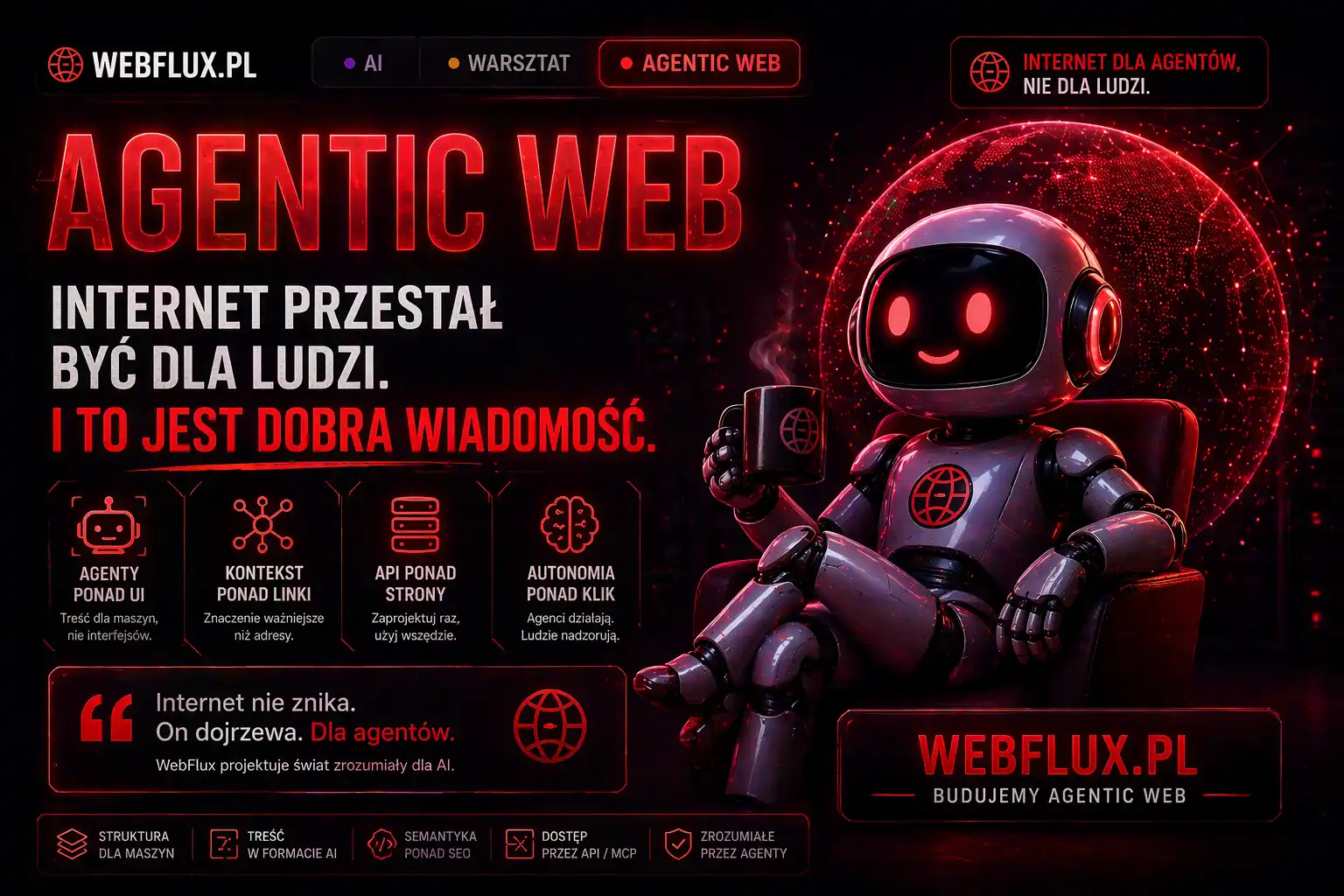 Agentic Web — internet przestał być dla ludzi. I to jest dobra wiadomość.