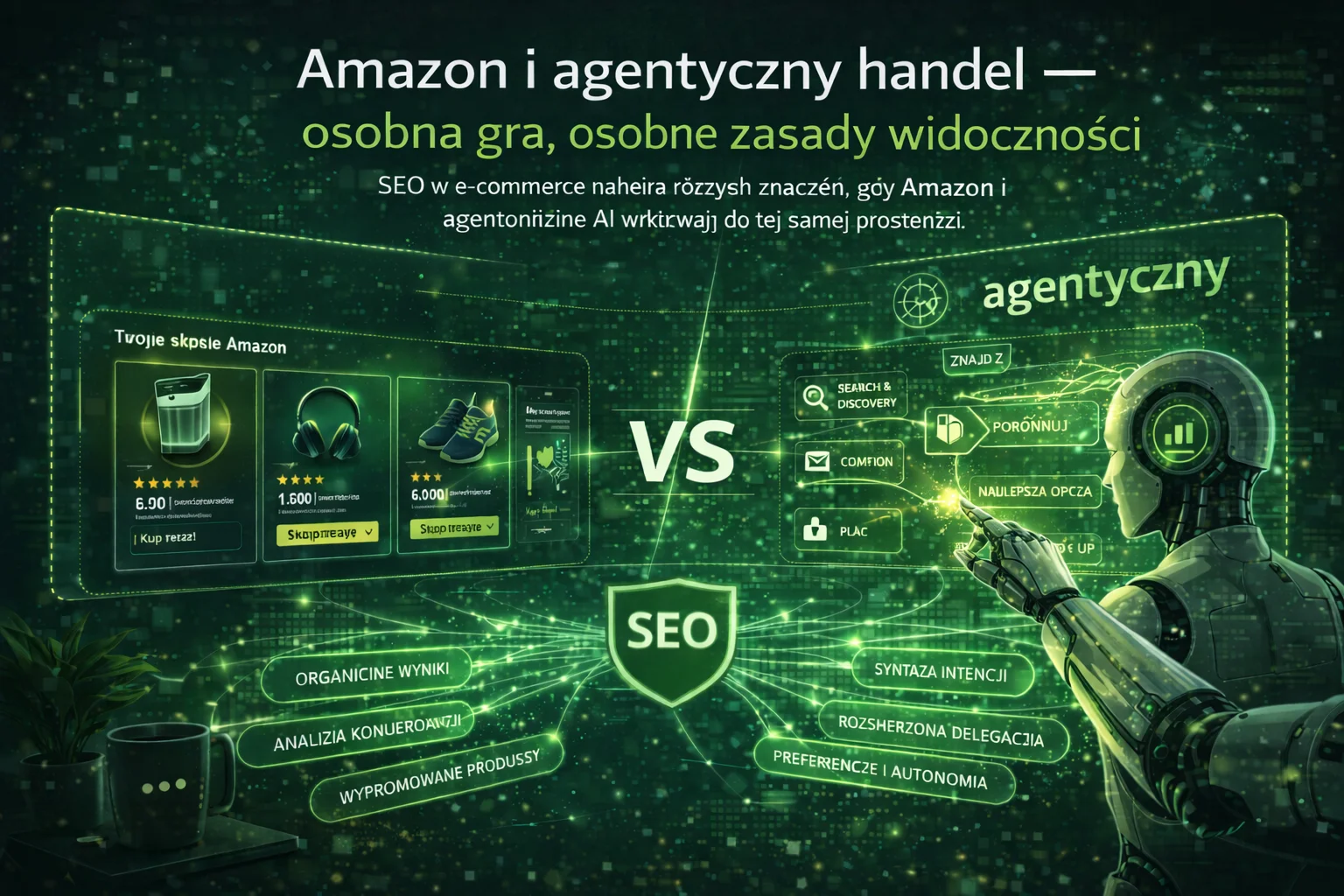Amazon nie jest po prostu "rynkiem do ignorowania" w epoce agentycznej. Jest największym silnikiem wyszukiwania produktów w USA — przechwytuje 63% wszystkich intencji zakupowych. I ma własnego agenta AI