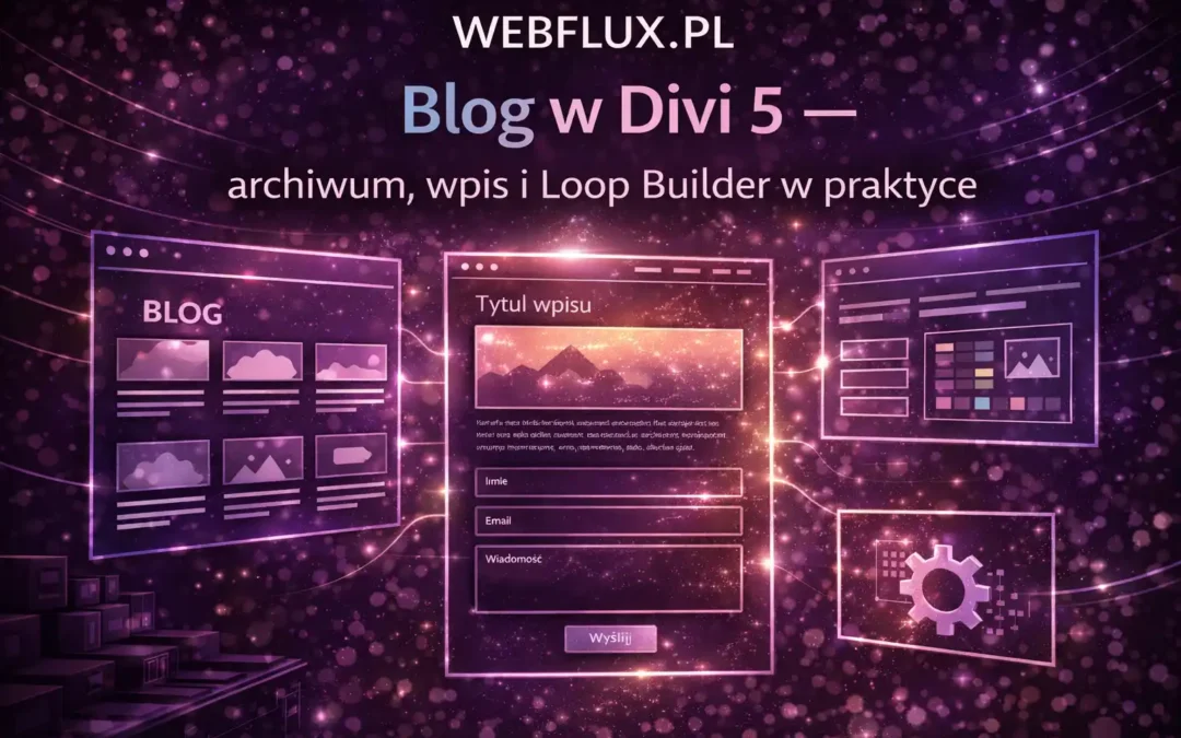 Blog w Divi 5 — archiwum, wpis i Loop Builder w praktyce