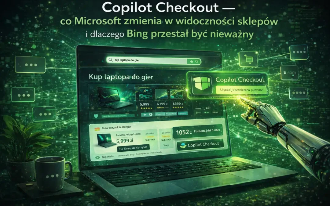 Copilot Checkout — co Microsoft zmienia w widoczności sklepów i dlaczego Bing przestał być nieważny
