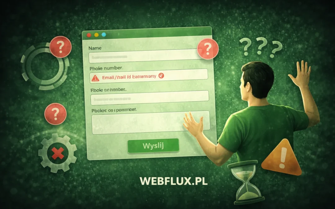 Formularz to jeden z tych elementów strony, które bardzo łatwo zepsuć