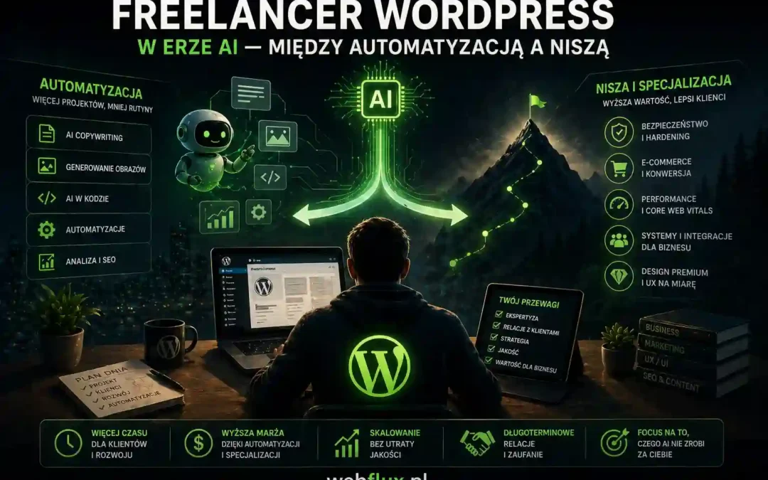 Freelancer WordPress w erze AI — między automatyzacją a niszą