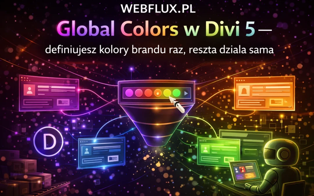 Global Colors w Divi 5 — definiujesz kolory brandu raz, reszta działa sama