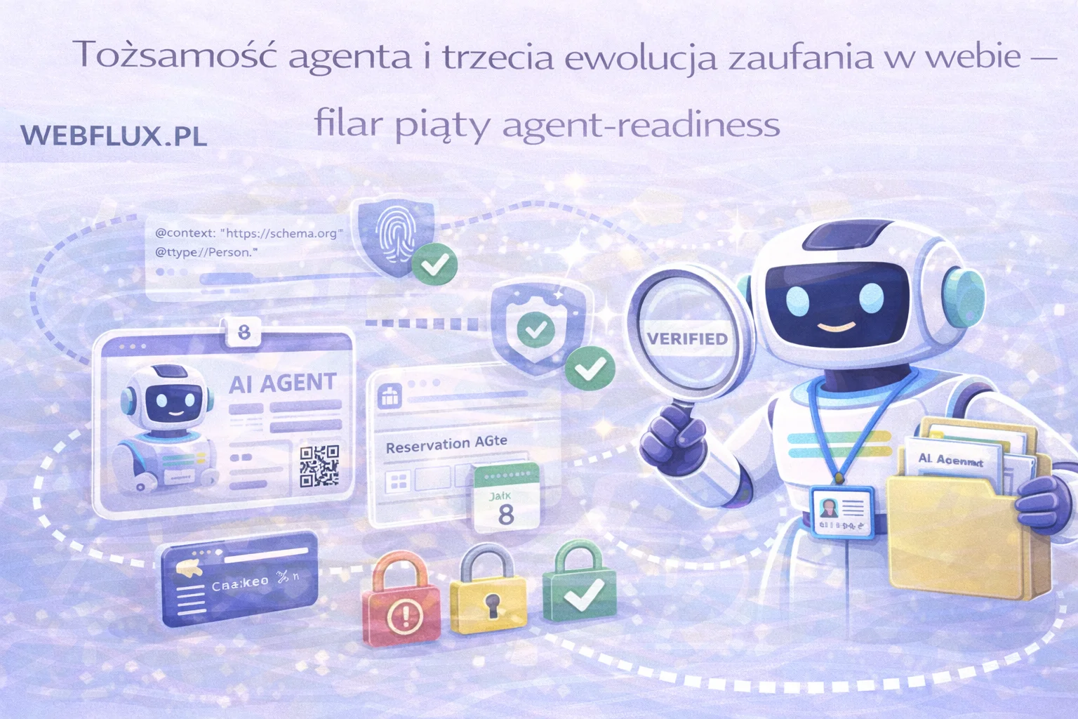 Tożsamość agenta i trzecia ewolucja zaufania w webie — filar piąty agent-readiness