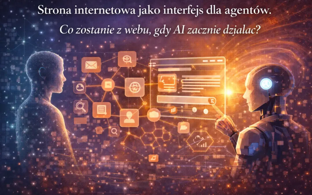 Strona internetowa jako interfejs dla agentów. Co zostanie z webu, gdy AI zacznie działać?