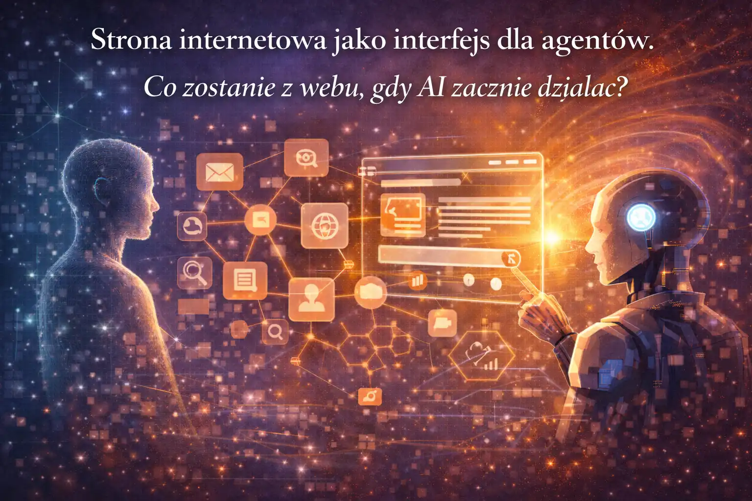 Strona internetowa jako interfejs dla agentów. Co zostanie z webu, gdy AI zacznie działać? Strona internetowa jako interfejs dla agentów. Co zostanie z webu, gdy AI zacznie działać?
