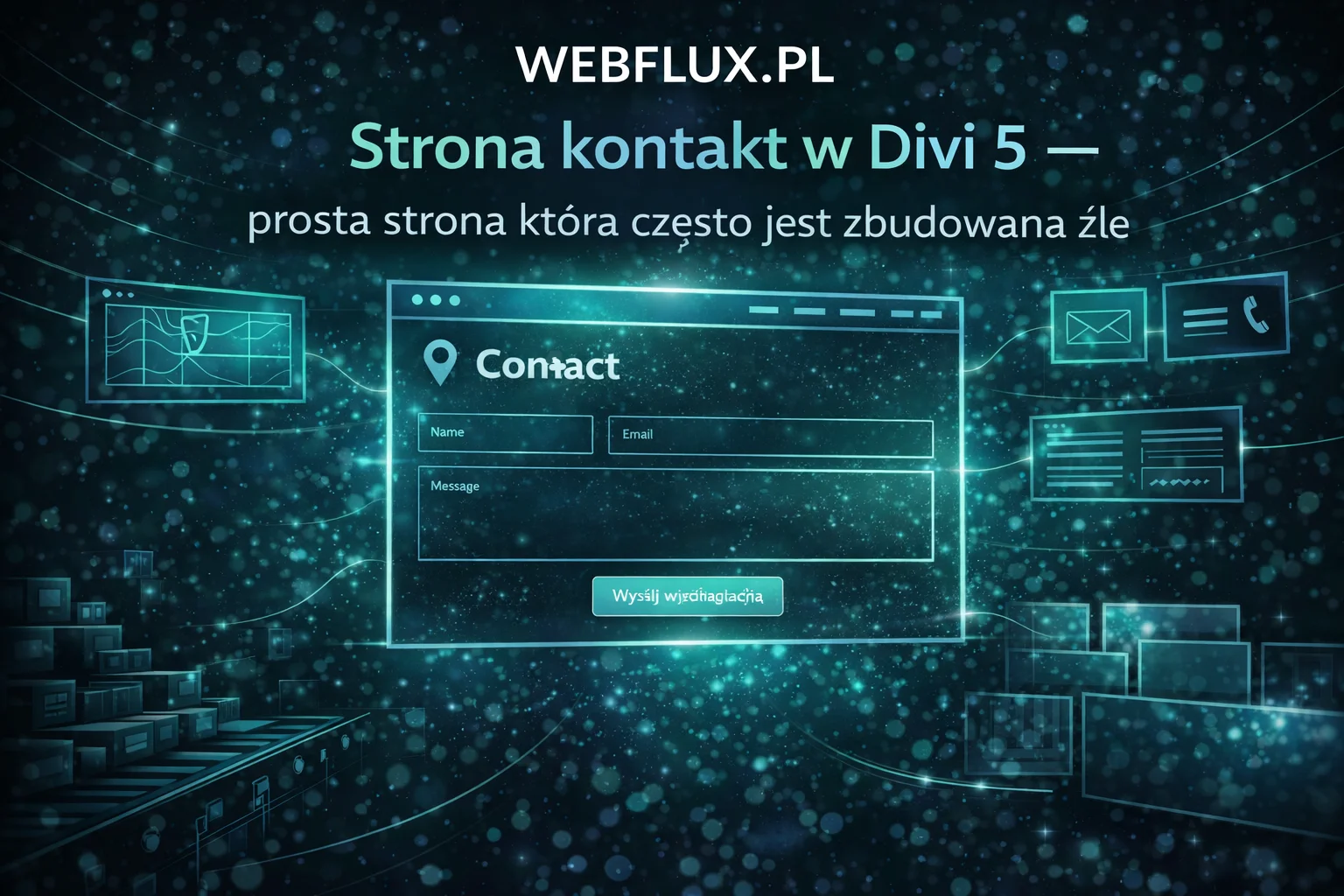 Struktura strony kontakt Struktura strony kontakt