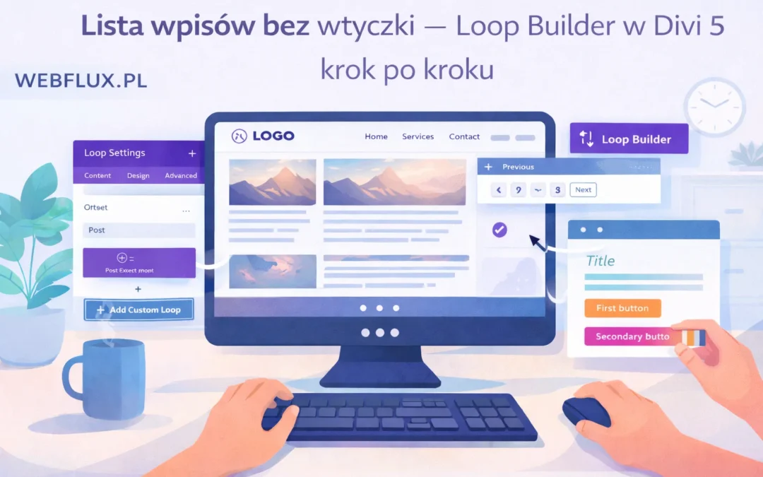 Lista wpisów bez wtyczki — Loop Builder w Divi 5 krok po kroku