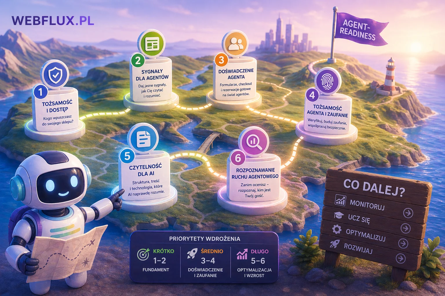 Agent-readiness jako mapa — sześć filarów, priorytety wdrożenia i co dalej z tym wszystkim