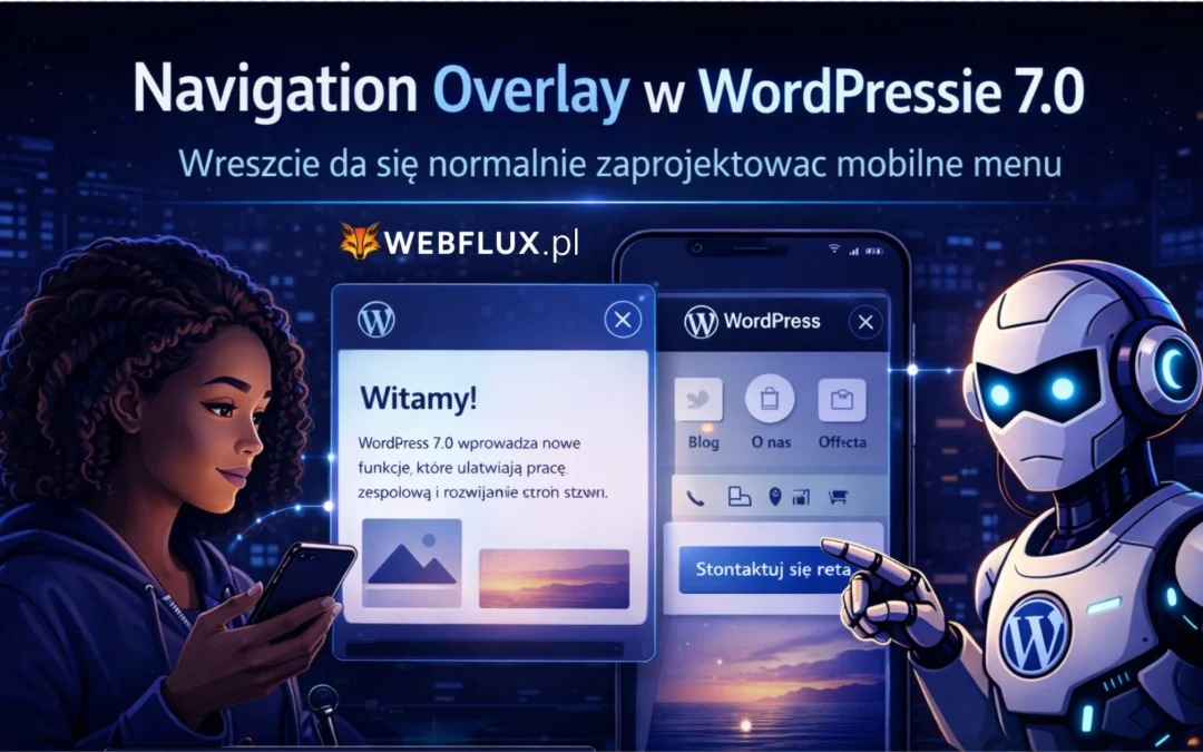 Navigation Overlay w WordPressie 7.0. Wreszcie da się normalnie zaprojektować mobilne menu