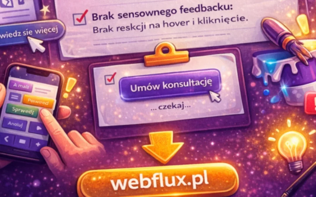 Jak nie projektować przycisków, jeśli chcesz, żeby ktoś je naprawdę kliknął