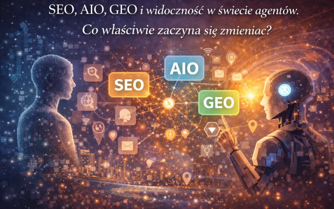 SEO, AIO, GEO i widoczność w świecie agentów. Co właściwie zaczyna się zmieniać?
