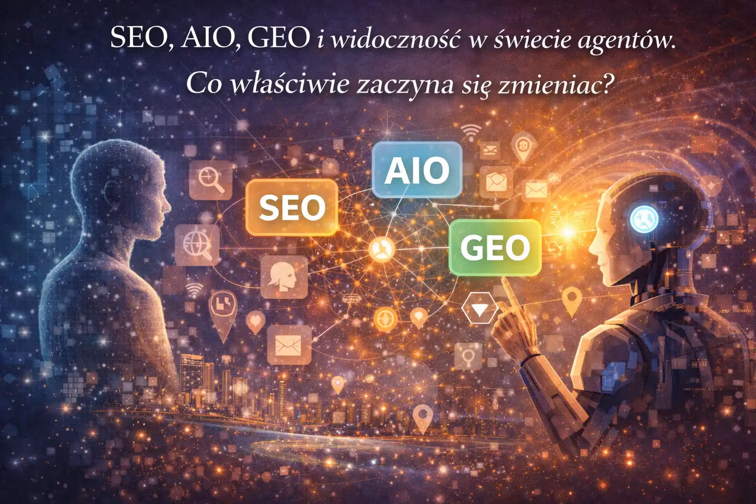 SEO, AIO, GEO i widoczność w świecie agentów. Co właściwie zaczyna się zmieniać?