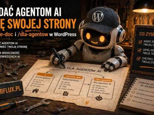 Jak dać agentom AI mapę swojej strony — service-doc i / dla-agentow w WordPress