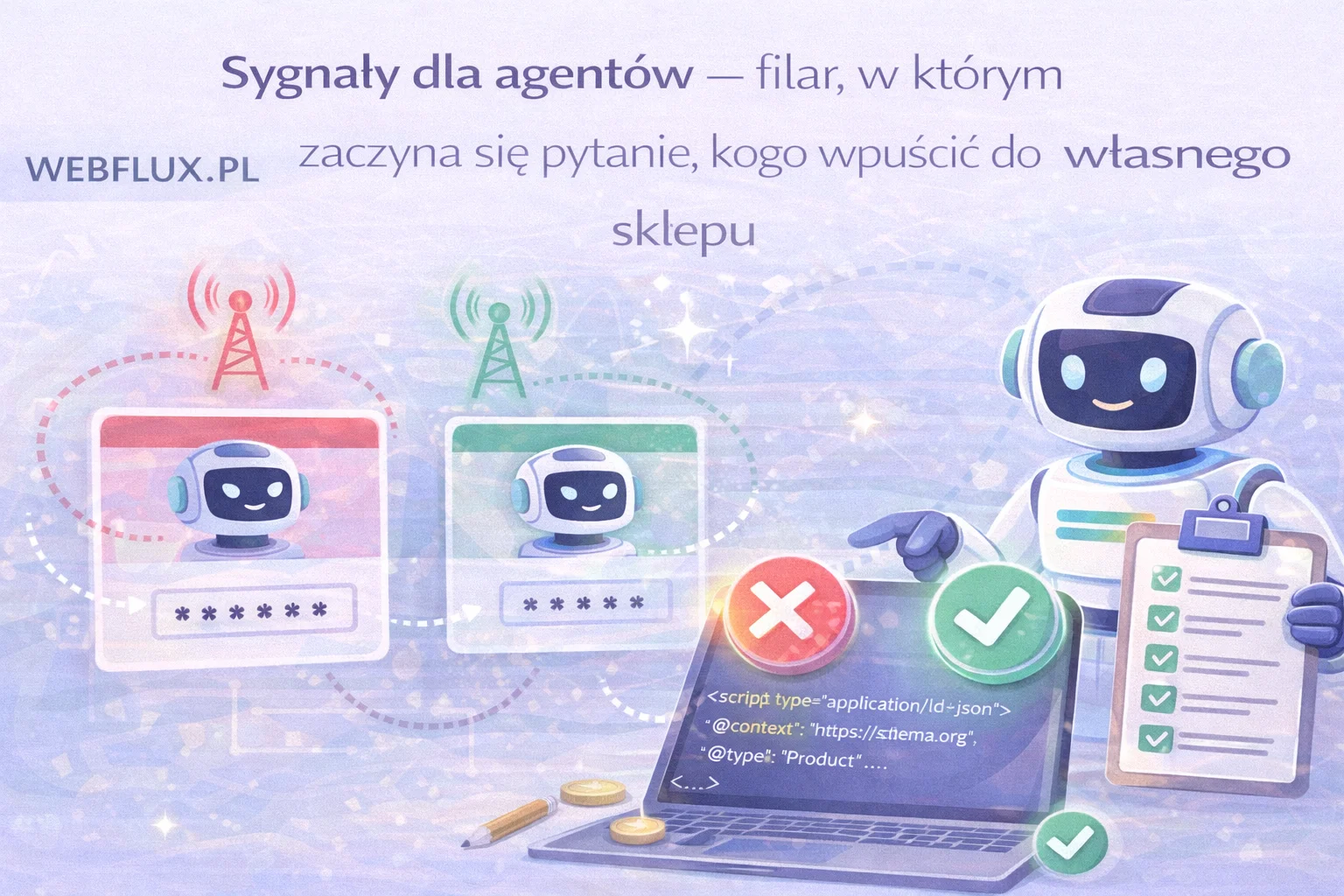 Sygnały dla agentów — filar, w którym zaczyna się pytanie, kogo wpuścić do własnego sklepu