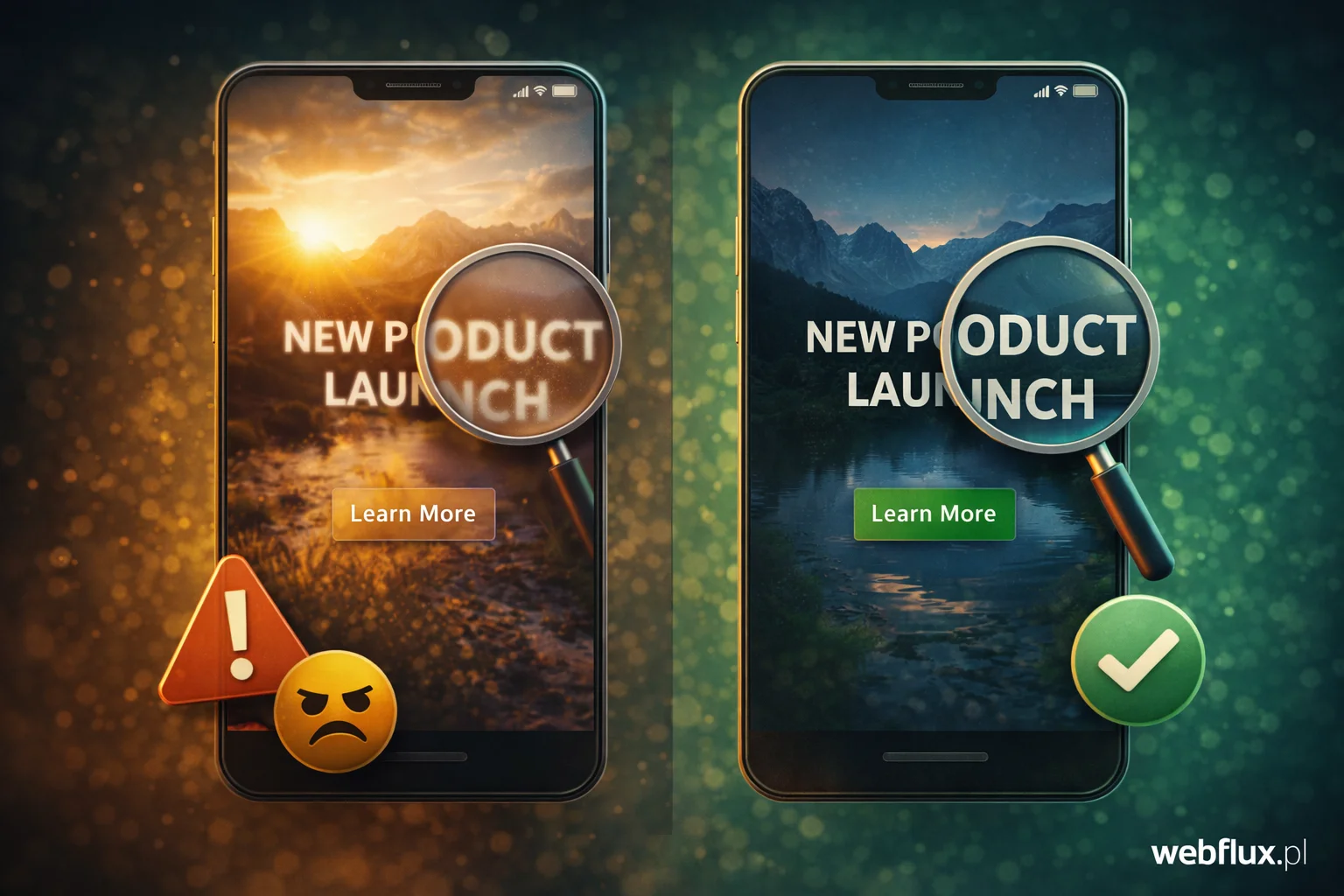 Tekst na zdjęciu — kiedy efekt wizualny przegrywa z czytelnością