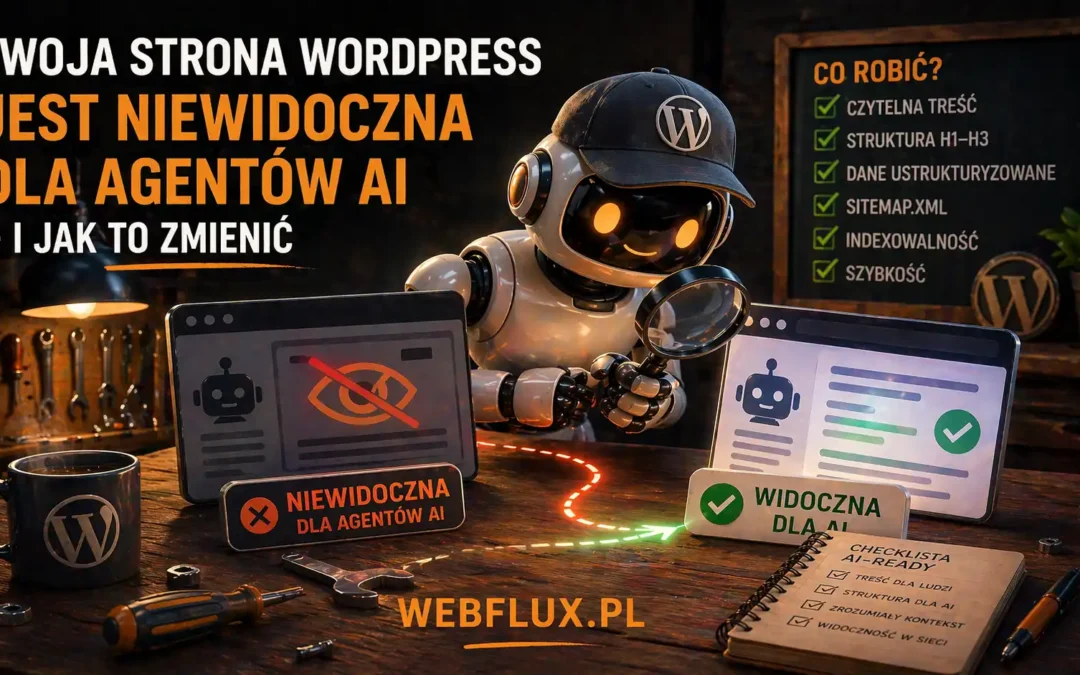 Twoja strona WordPress jest niewidoczna dla agentów AI — i jak to zmienić