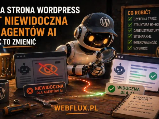 Twoja strona WordPress jest niewidoczna dla agentów AI — i jak to zmienić