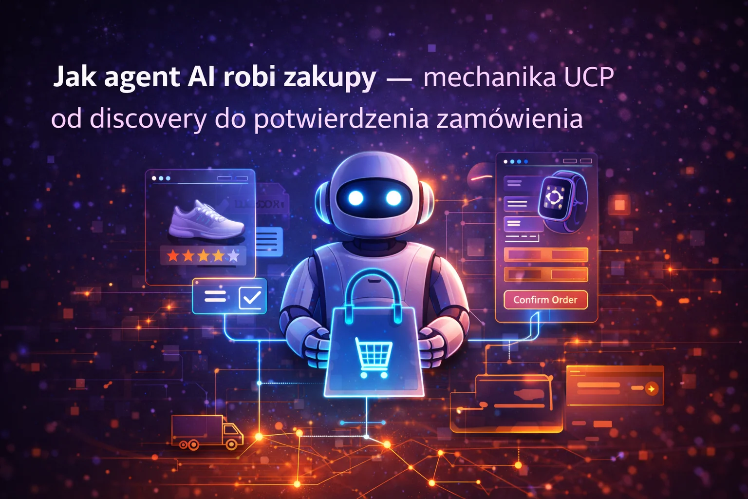 Jak agent AI robi zakupy — mechanika UCP od discovery do potwierdzenia zamówienia Jak agent AI robi zakupy — mechanika UCP od discovery do potwierdzenia zamówienia
