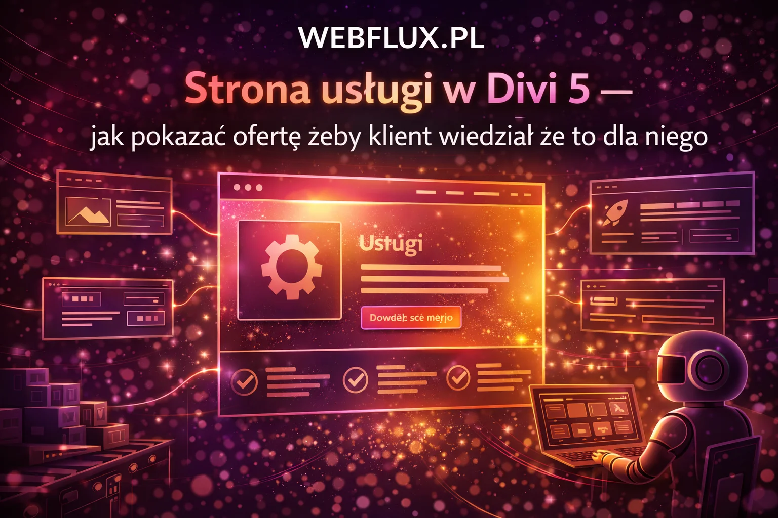 Strona usługi w Divi 5 — jak pokazać ofertę żeby klient wiedział że to dla niego Strona usługi w Divi 5 — jak pokazać ofertę żeby klient wiedział że to dla niego