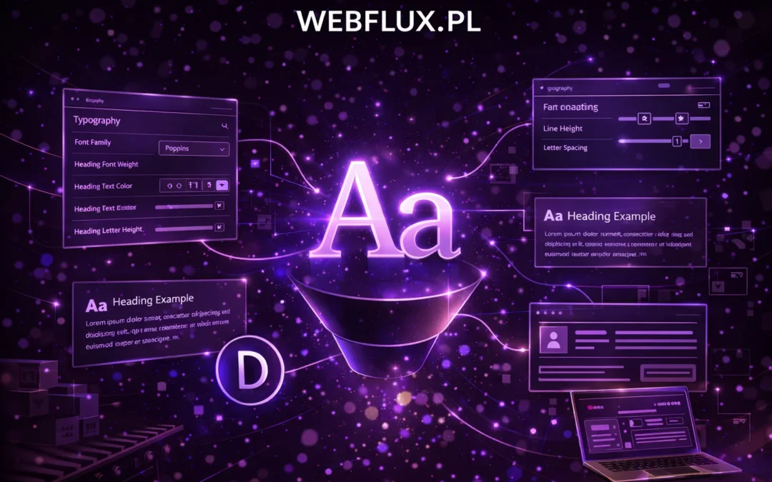 Typografia w Divi 5 — jeden wybór, spójność na całej stronie