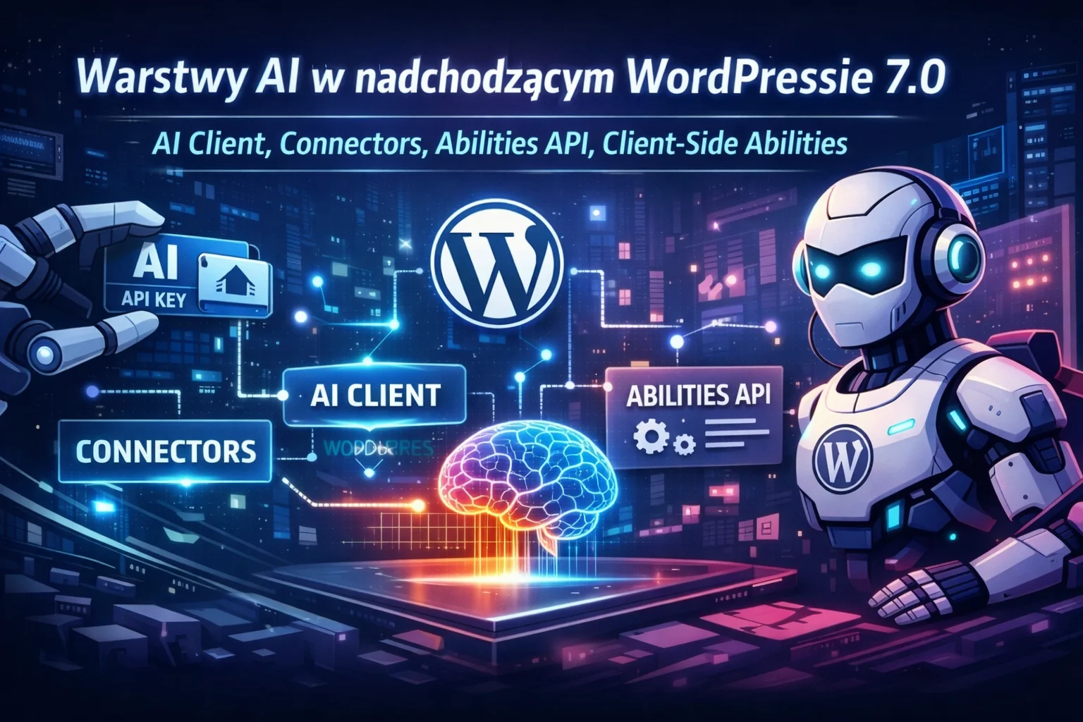 Wokół nadchodzącego wydania WordPressa 7.0 łatwo wpaść w uproszczenie, że „WordPress dodaje AI”.