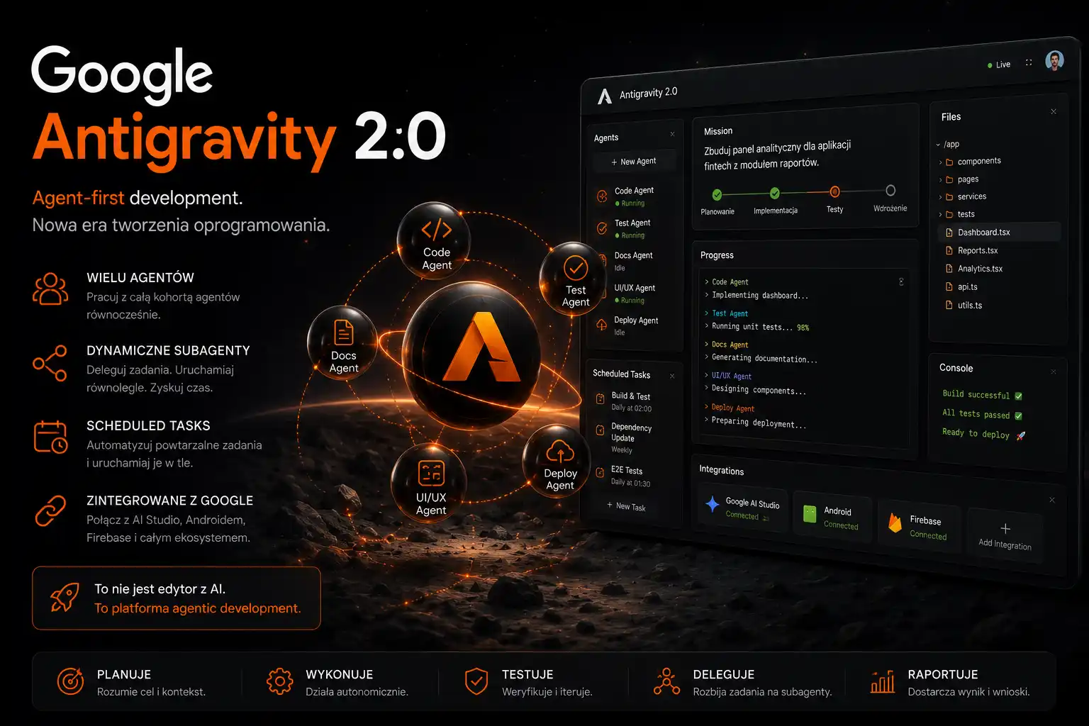 Google Antigravity 2.0 — opis narzędzia