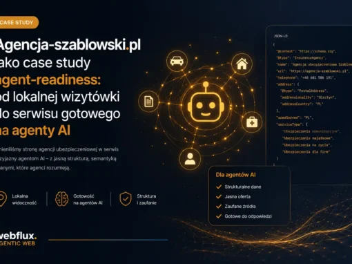 Agencja-szablowski.pl jako case study agent-readiness: od lokalnej wizytówki do serwisu gotowego na agenty AI