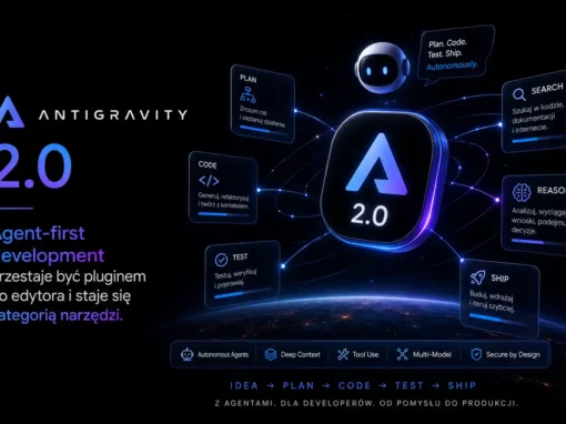 Antigravity 2.0 — kiedy agent-first development przestaje być pluginem do edytora i staje się kategorią narzędzi