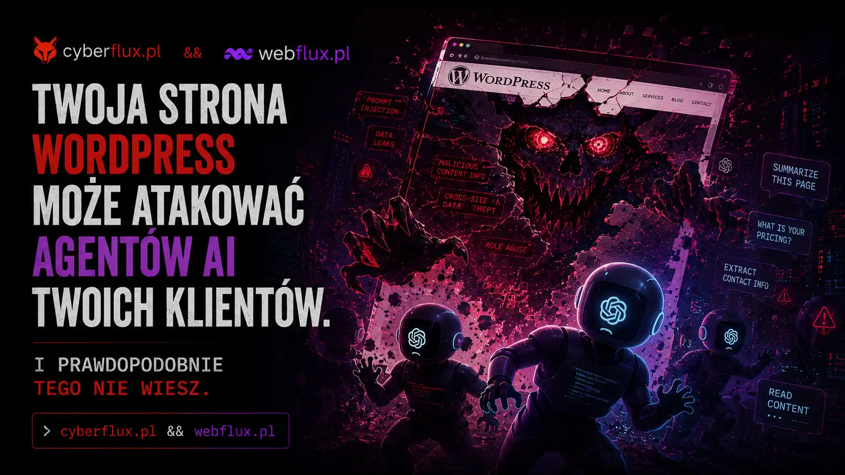 Twoja strona WordPress może atakować agentów AI twoich klientów. I prawdopodobnie tego nie wiesz.