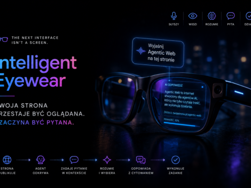 Intelligent Eyewear — kiedy twoja strona przestaje być oglądana i zaczyna być pytana