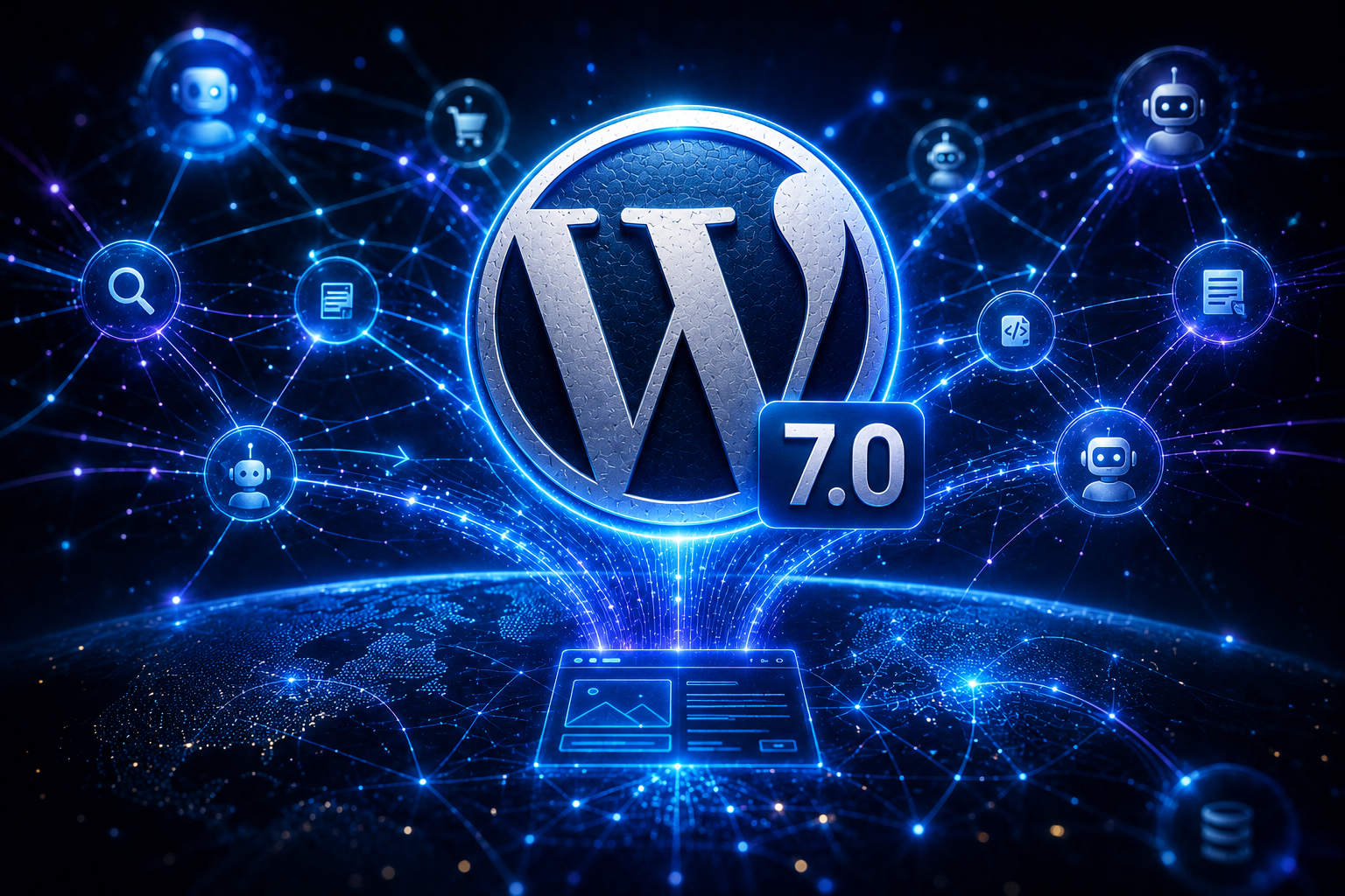 WordPress 7.0 a Agentic Web — co to zmienia dla Twojej strony WordPress 7.0 a Agentic Web — co to zmienia dla Twojej strony