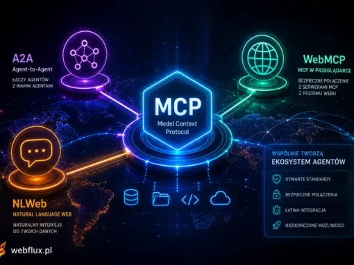 Mapa protokołów agentowych — MCP, A2A, WebMCP, NLWeb i gdzie każdy pasuje