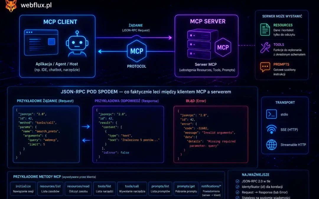 JSON-RPC pod spodem — co faktycznie leci między klientem MCP a serwerem