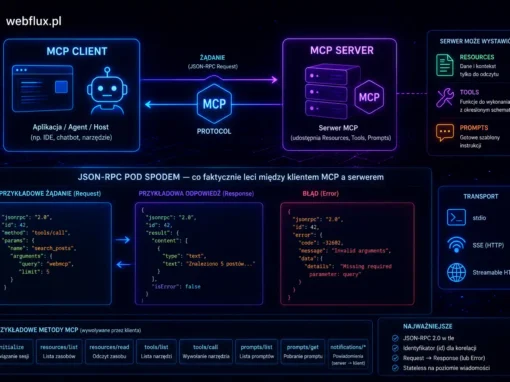 JSON-RPC pod spodem — co faktycznie leci między klientem MCP a serwerem