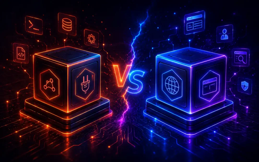 MCP vs WebMCP — czym się różnią i kiedy każde z nich ma sens