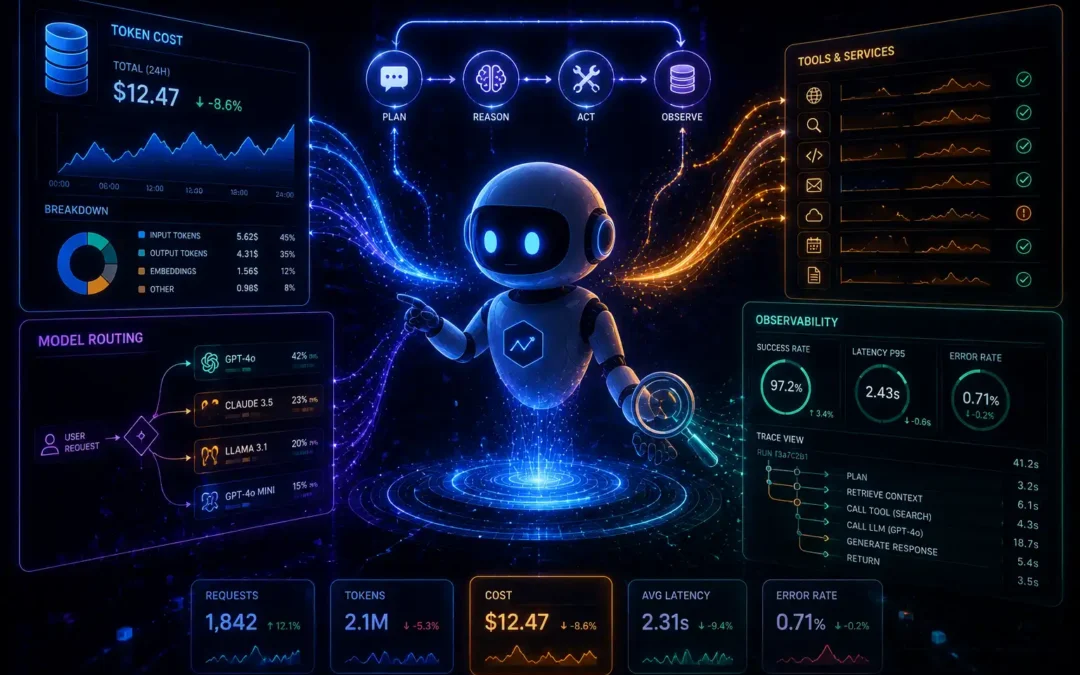 Ile kosztuje agent w produkcji — token cost, model routing i obserwowalność