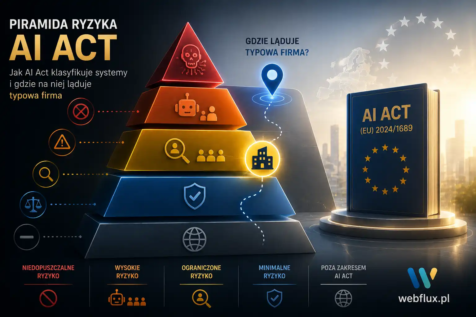 Piramida ryzyka — jak AI Act klasyfikuje systemy i gdzie na niej ląduje typowa firma