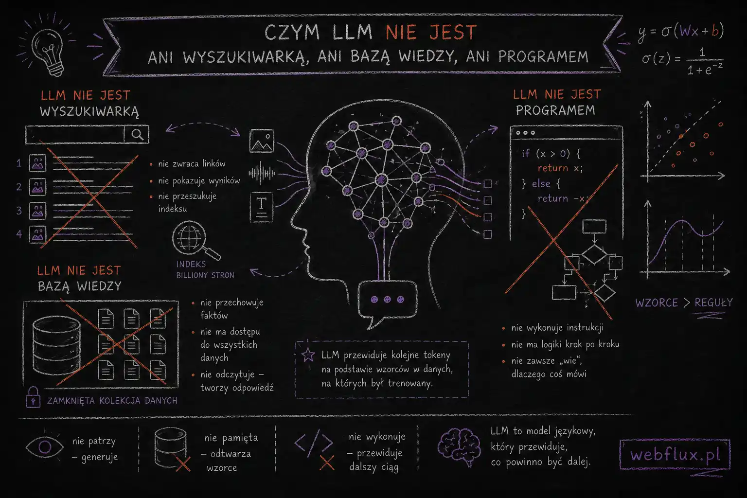 Czym LLM nie jest — ani wyszukiwarką, ani bazą wiedzy, ani programem