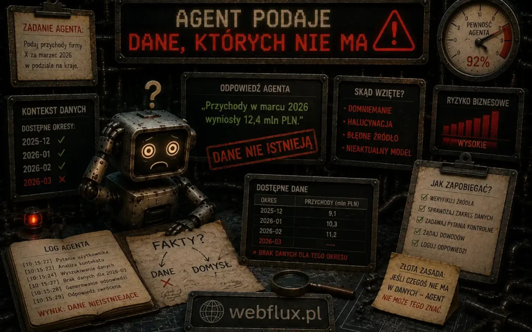 Agent podaje dane, których nie ma